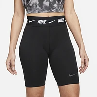 Nike Womens Nike NSW Short Tight - Womens Dk Smoke Grey/Black Size S