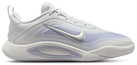 Nike Boys Nike A'One - Boys' Grade School Shoes White/Summit White/Grey Size 06.0