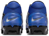 Nike Mens Nike Alpha Menace 4 Pro - Mens Football Shoes White/Metallic Silver/Hyper Royal Size 11.0