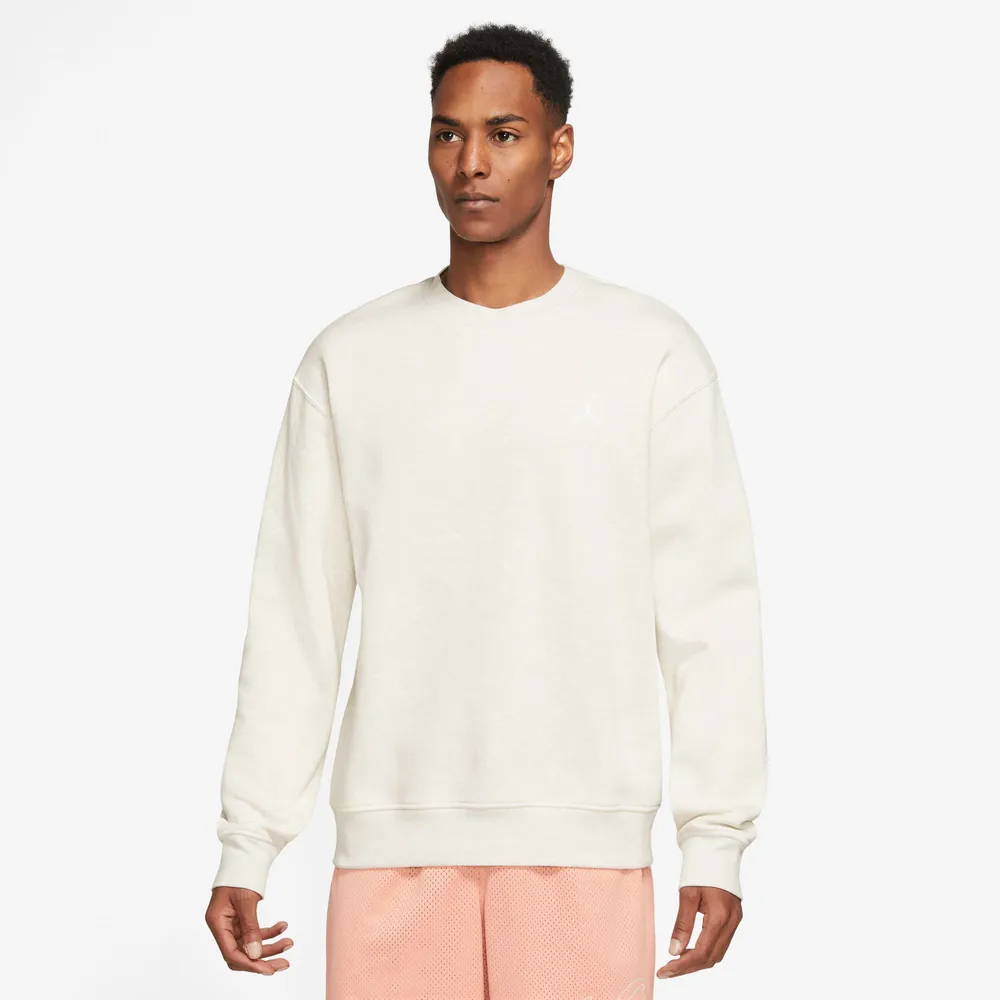 Jordan Mens Essentials Fleece Crew - Sail/White