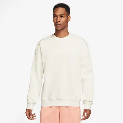 Jordan Mens Essentials Fleece Crew - Sail/White