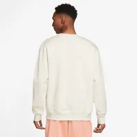 Jordan Mens Essentials Fleece Crew - Sail/White