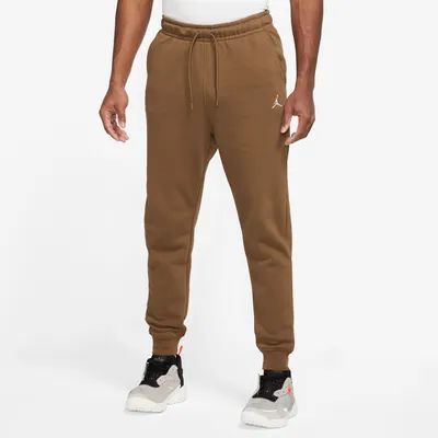 Jordan Mens Essentials Fleece Pants - Lt British Tan/White