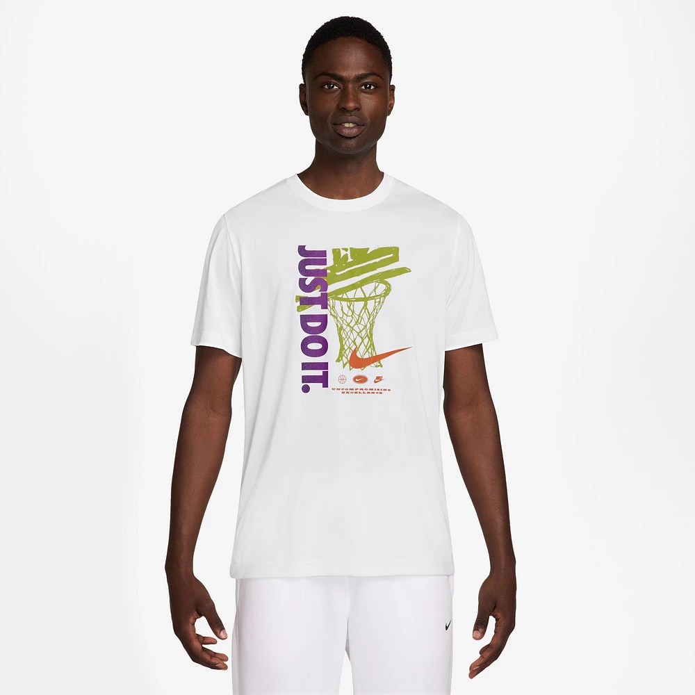 Nike Mens Dri-FIT RLGD OC Verb T-Shirt - White/Multi