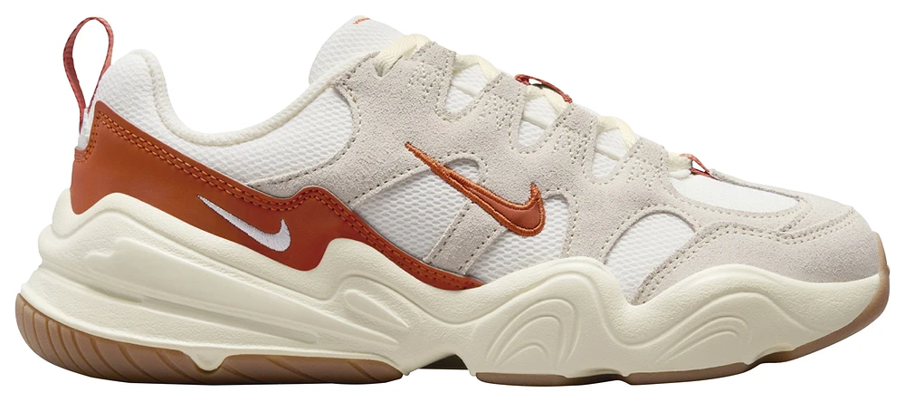 Nike Womens Tech Hera - Shoes Sail/Lt Orewood Brown/Campfire Orange