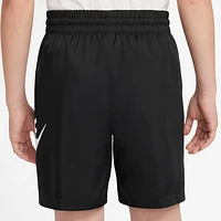 Nike Boys NSW Club HBR Woven 6 Inch Shorts - Boys' Grade School Black/White