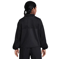 Nike Girls Nike NSW Dance Jacket-PD - Girls' Grade School Black/White Size M