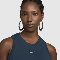 Nike Womens Nike Essential Rib Crop Tank