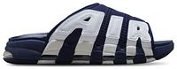 Nike Mens Nike Air More Uptempo Slide - Mens Shoes Midnight Navy/University Red/White Size 08.0