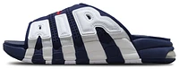 Nike Mens Nike Air More Uptempo Slide - Mens Shoes Midnight Navy/University Red/White Size 08.0