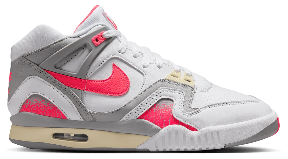 Nike Mens Air Tech Challenge II - Shoes White/Racer Pink/Light Smoke Grey