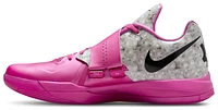 Nike Mens Kevin Durant KD IV - Basketball Shoes Pink Fire/Black/Metallic Silver