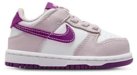 Nike Girls Dunk Low - Girls' Toddler Shoes White/Violet