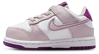 Nike Girls Dunk Low - Girls' Toddler Shoes White/Violet