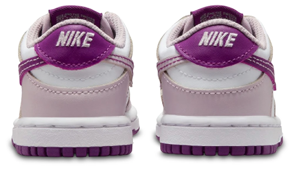 Nike Girls Dunk Low - Girls' Toddler Shoes White/Violet