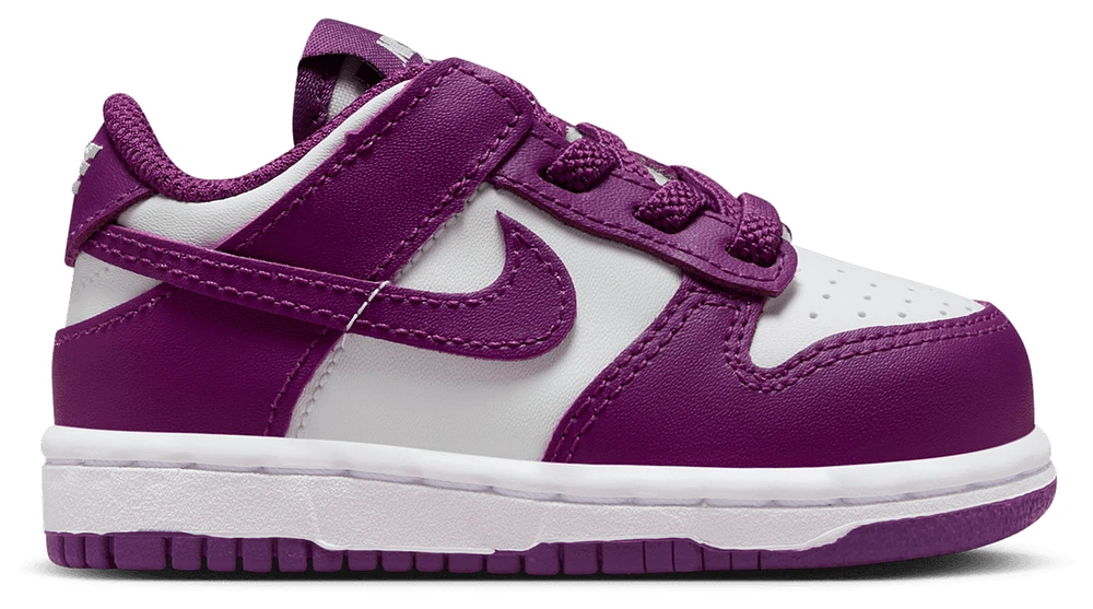 Nike Girls Dunk Low - Girls' Toddler Shoes White/Viotech/White