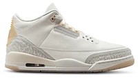 Jordan Mens Air 3 Retro Craft - Basketball Shoes Cream/Grey Mist/Ivory