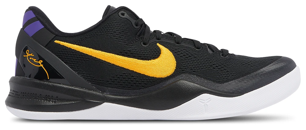 Nike Mens Kobe 8 - Shoes Black/University Gold