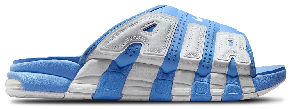 Nike Mens Air More Uptempo Slides - Shoes University Blue/University Blue/White