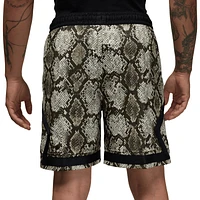 Jordan Mens Dri-FIT Sport Diamond Printed Shorts - Black/Sail