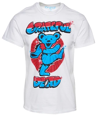 Grateful Dead Mens Grateful Dead Independence Bear Americana T-Shirt