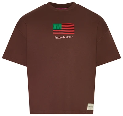 Future Is Color Mens Future Is Color Past Present Future T-Shirt - Mens Brown/Multi Size M