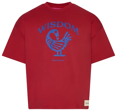 Future Is Color Mens Wisdom T-Shirt - Red/Brown