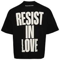 Future Is Color Mens Resist Love T-Shirt - Black/Natural