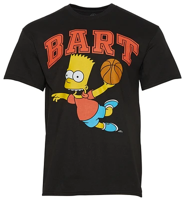 Graphic Tees Mens Ball Like Bart T-Shirt - Black