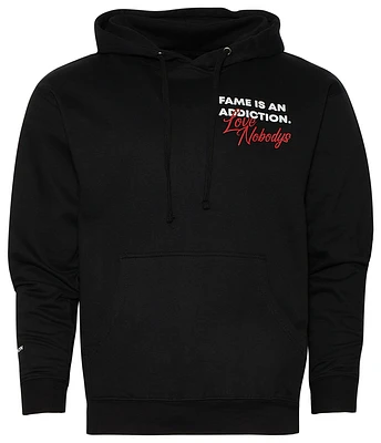 Famous Nobodys Mens Fame Addiction Hoodie - Black/White/Red