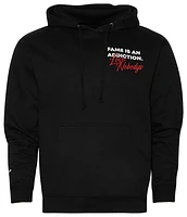 Famous Nobodys Mens Fame Addiction Hoodie - Black/White/Red