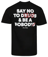 Famous Nobodys Mens Say No To T-Shirt - Black/White/Red