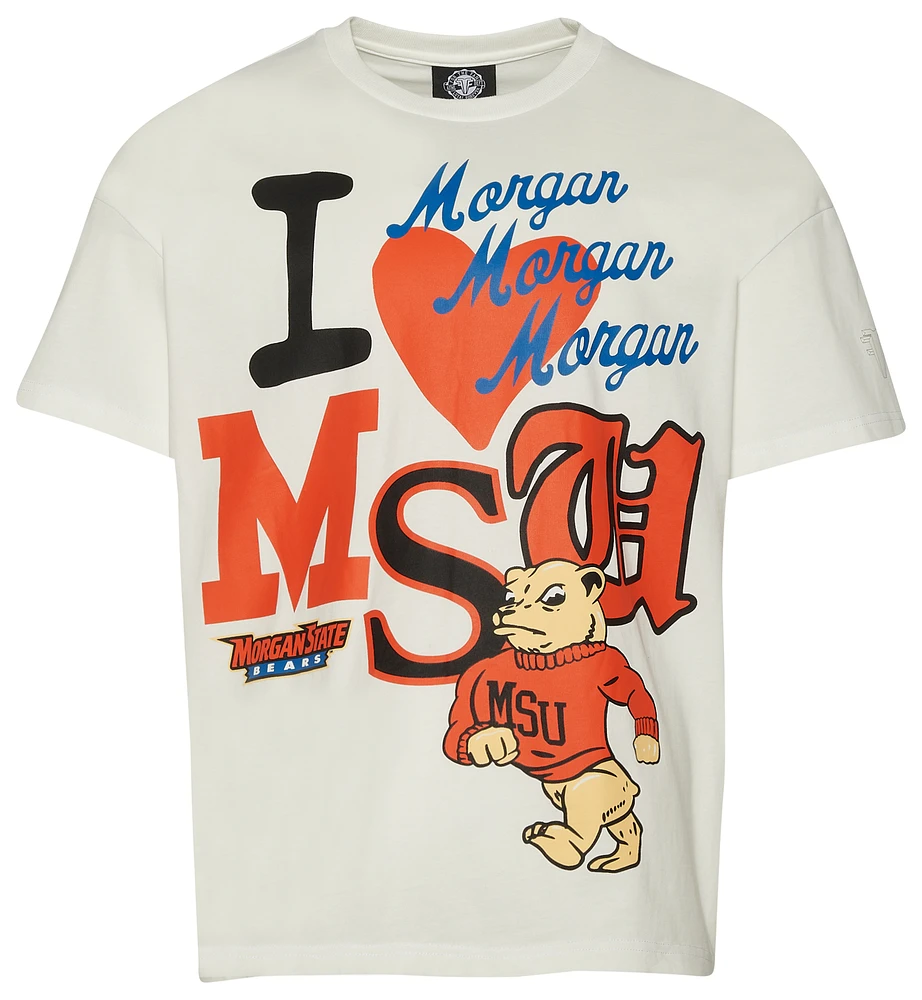 For The Fan Mens For The Fan I Heart Morgan T-Shirt - Mens White/Multi Size XXL
