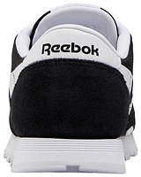 Reebok Boys Classic Leather Nylon - Boys' Grade School Shoes Black/Black/White
