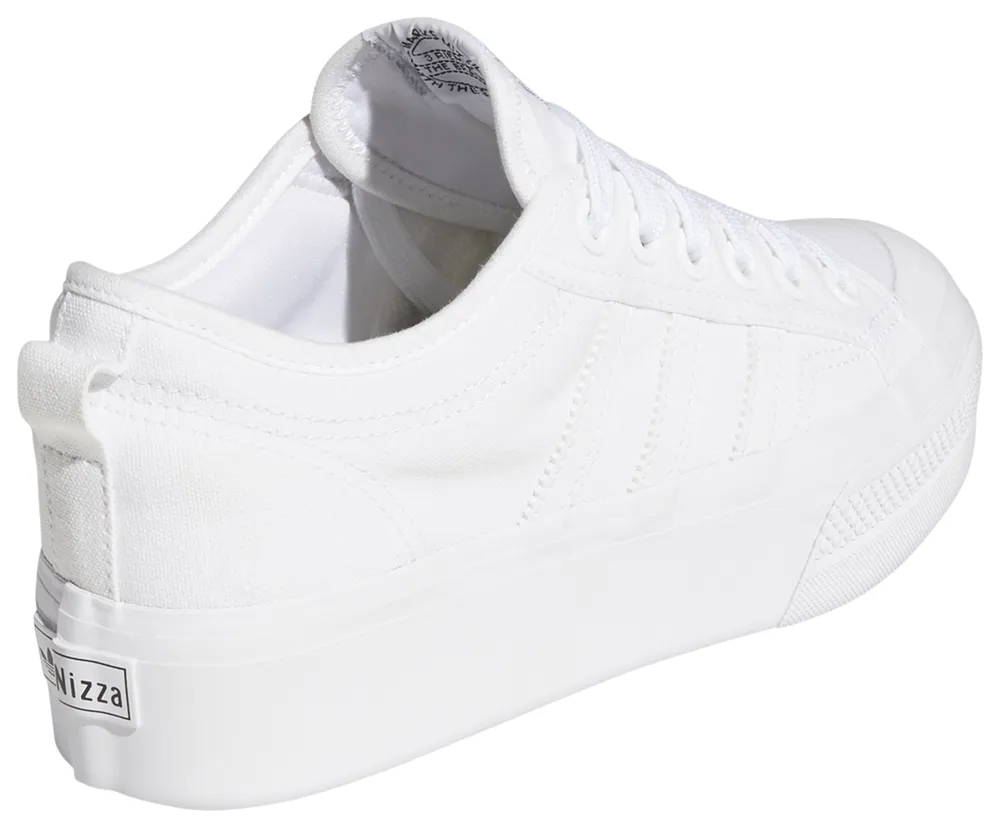 adidas Originals Womens Nizza Platform - Shoes White/White