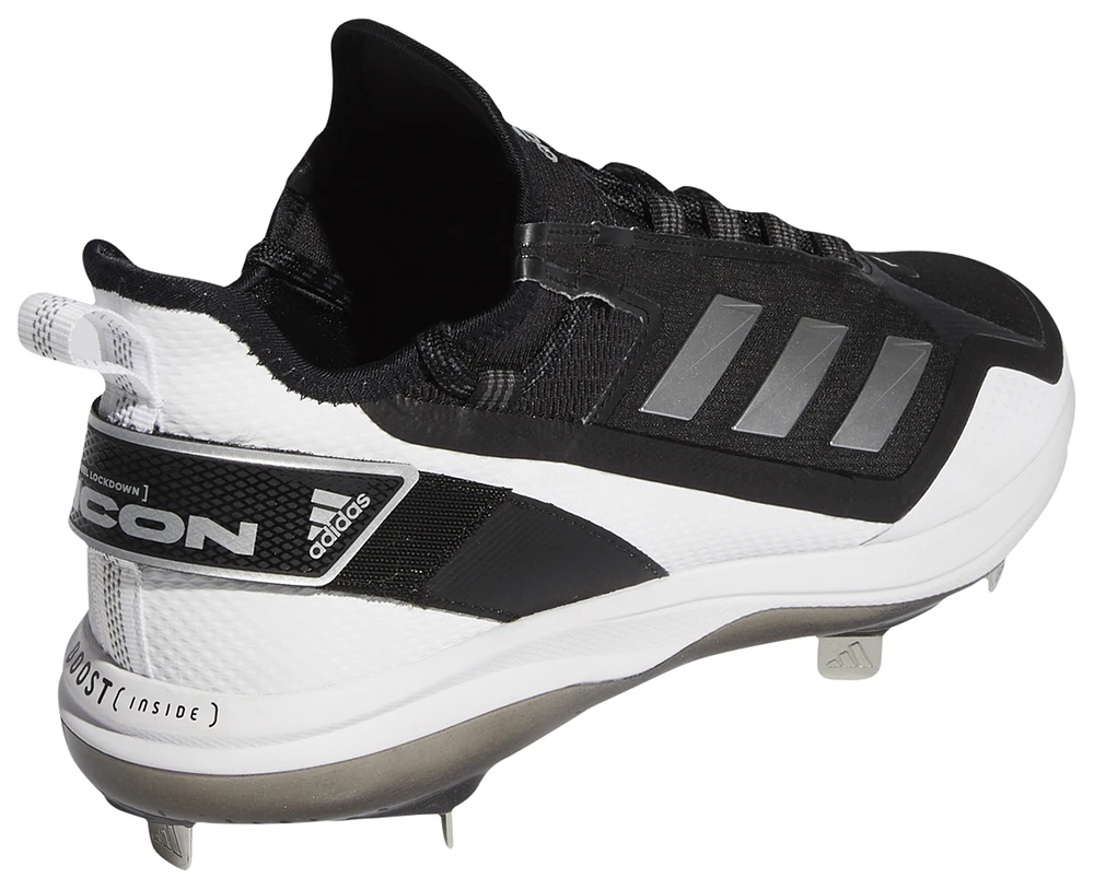 adidas Mens Icon 7 BOOST - Baseball Shoes Metallic Silver/Ftwr White/Core Black