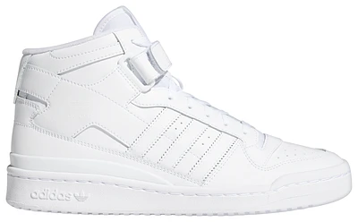 adidas Originals Mens adidas Originals Forum Mid - Mens Basketball Shoes White/White/White Size 11.5