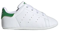 adidas Originals Boys adidas Originals Stan Smith Crib - Boys' Infant Tennis Shoes White/White/Green Size 03.0