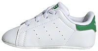 adidas Originals Boys adidas Originals Stan Smith Crib - Boys' Infant Tennis Shoes White/White/Green Size 03.0