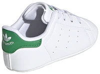 adidas Originals Boys adidas Originals Stan Smith Crib - Boys' Infant Tennis Shoes White/White/Green Size 03.0