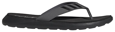 adidas Mens adidas Comfort Flip-Flops - Mens Shoes Black/Grey/Grey Size 10.0