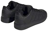 adidas Boys adidas Grand Court - Boys' Preschool Running Shoes Core Black/Core Black/Grey Size 11.0