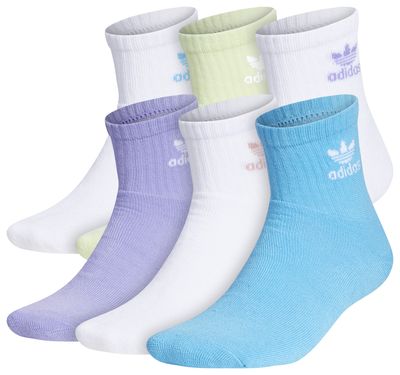 adidas Trefoil 6 Pack Crew Socks - Men's