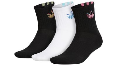 adidas 3pk Quarter Socks - Men's