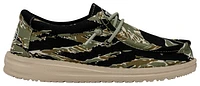 HEYDUDE Boys Wally Camo - Boys' Grade School Shoes Green/Black