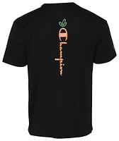 Champion Mens Champion Classic Lightweight T-Shirt - Mens Orange/Black Size S