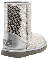 UGG Girls UGG Classic II Gel Hearts - Girls' Grade School Shoes Silver/Silver Size 06.0