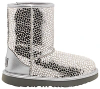 UGG Girls UGG Classic II Gel Hearts - Girls' Grade School Shoes Silver/Silver Size 06.0