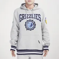 Pro Standard Mens Pro Standard Grizzlies Crest Emblem Fleece P/O Hoodie