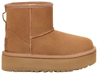 UGG Girls UGG Classic Mini Platform - Girls' Grade School Shoes Chestnut/Chestnut Size 06.0